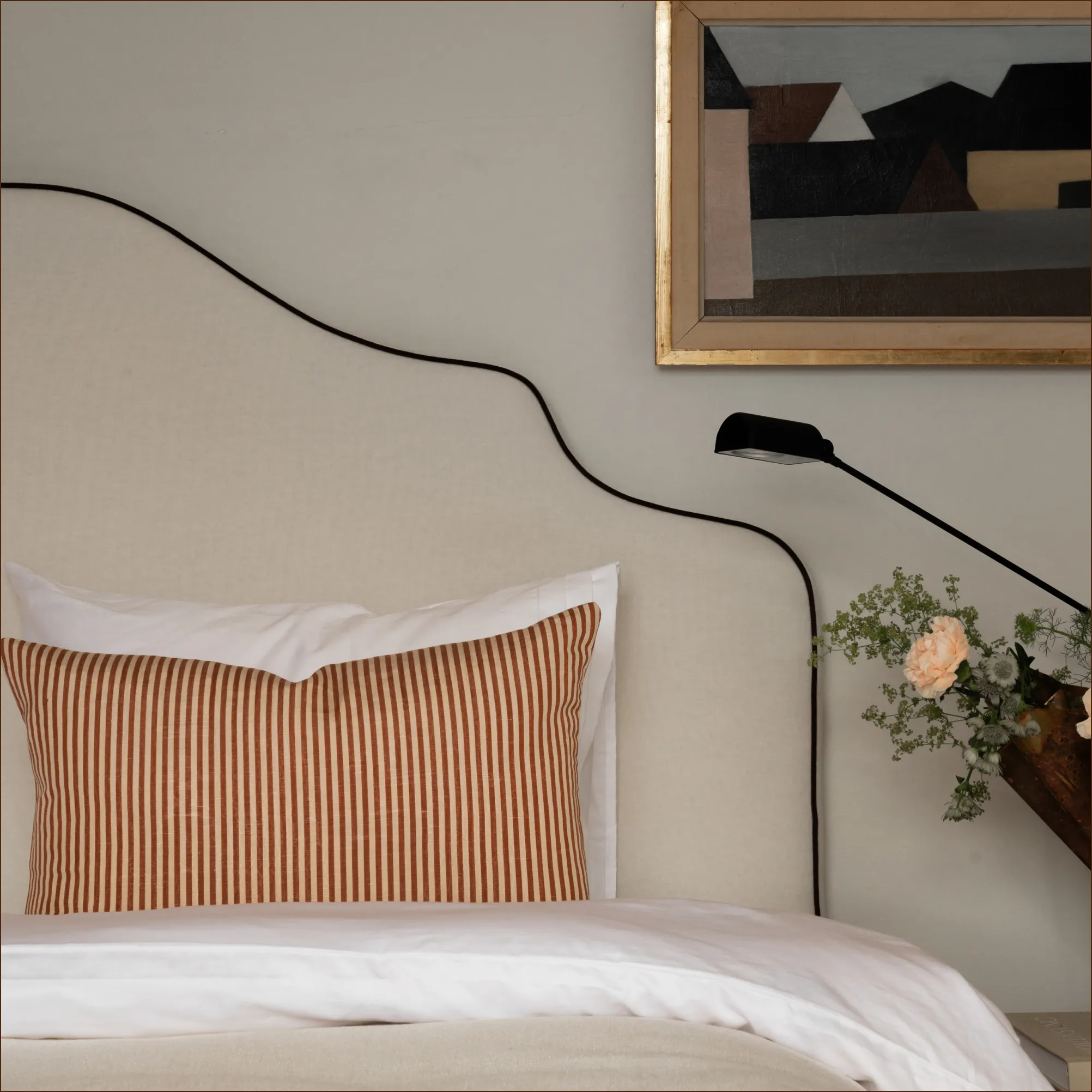Cream Cotswolds collection headboard
