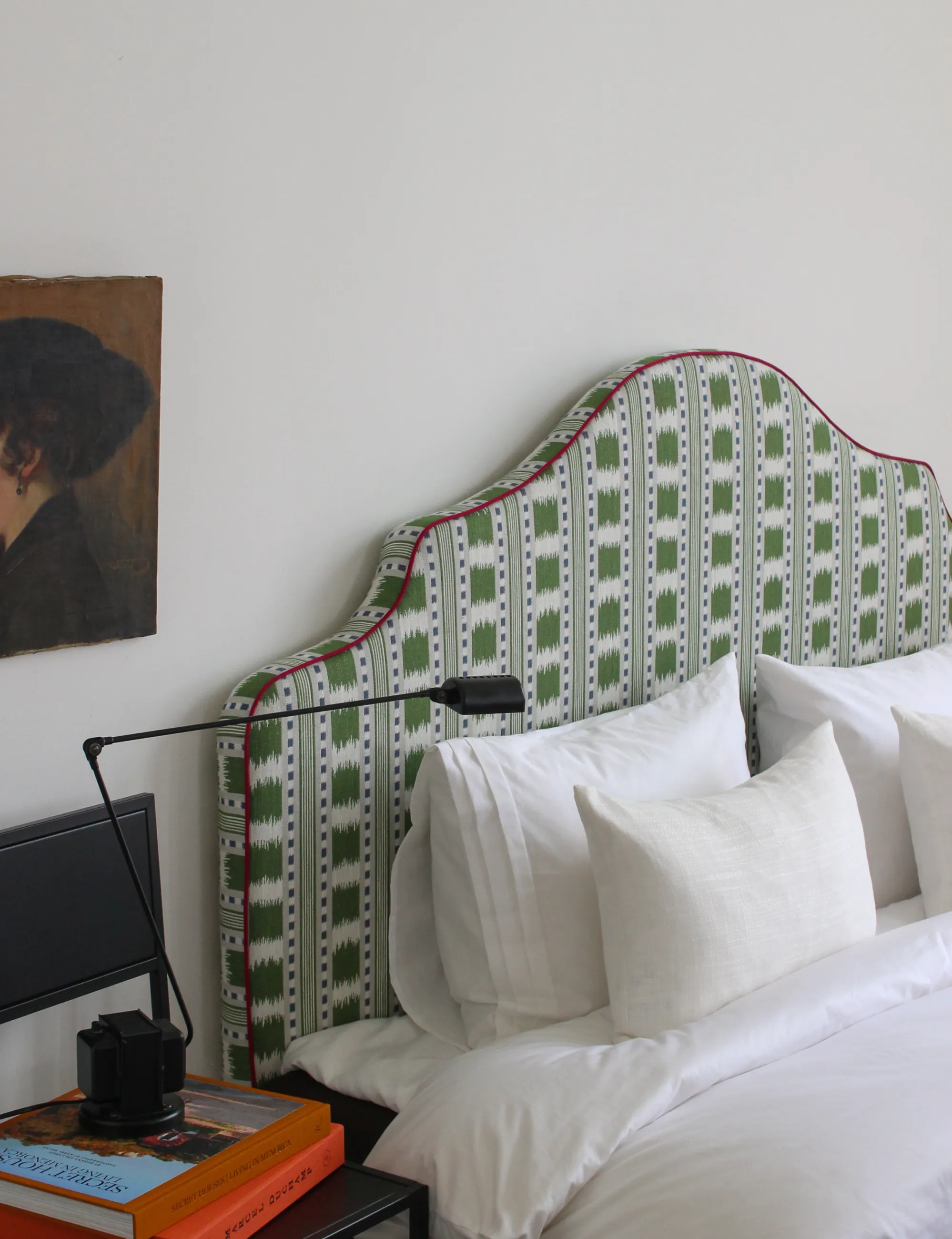 British elegance ikat headboard